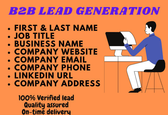 I will do b2b lead generation finding contact information