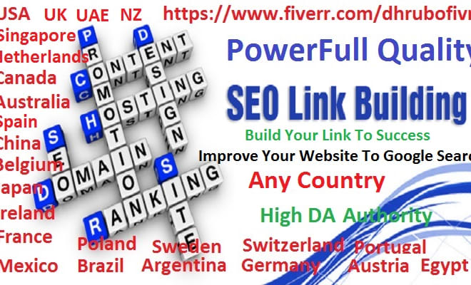 I will do best citation, link building for any country