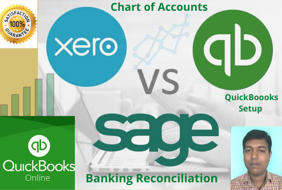 I will do bookkeeping on quickbooks online, xero and sage