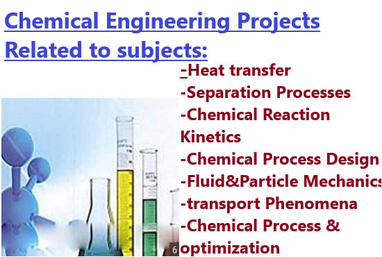 I will do chemical engineering projects