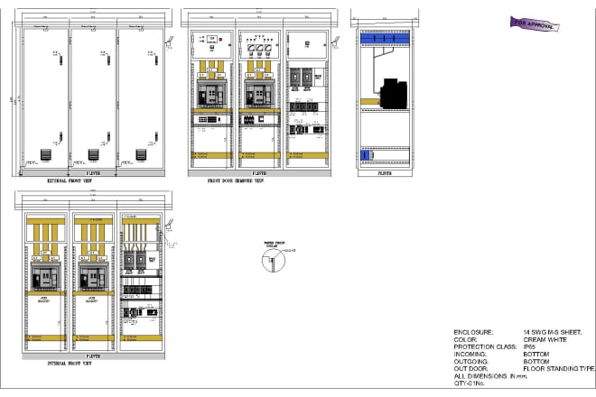 I will do complete 2d floor plan from sketches