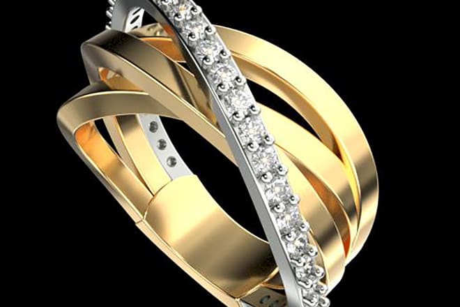 I will do custom jewelry 3d modeling, rendering in rhinoceros