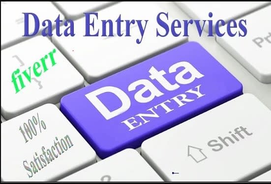 I will do data entry, copy paste, typing, CV design