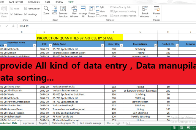 I will do data entry, web research and copy paste