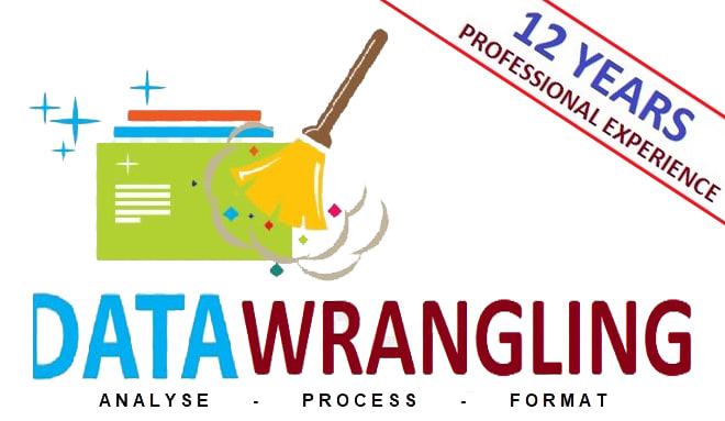 I will do data munging, wrangling and transformation