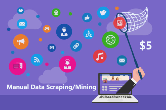 I will do data scraping services