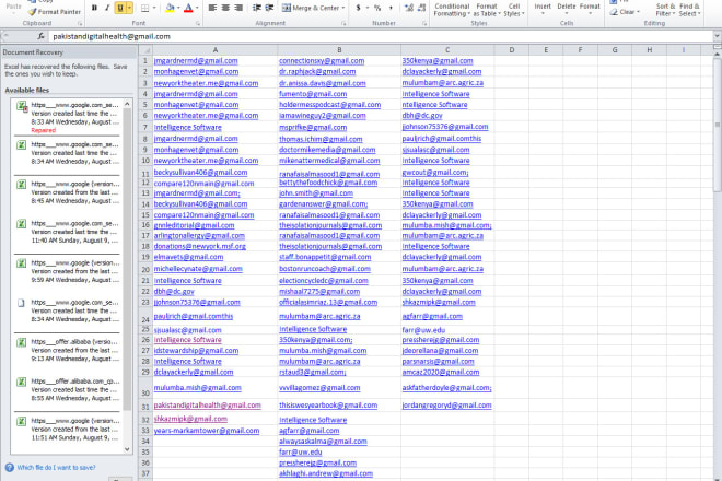 I will do email extractor, data mining, email extraction,