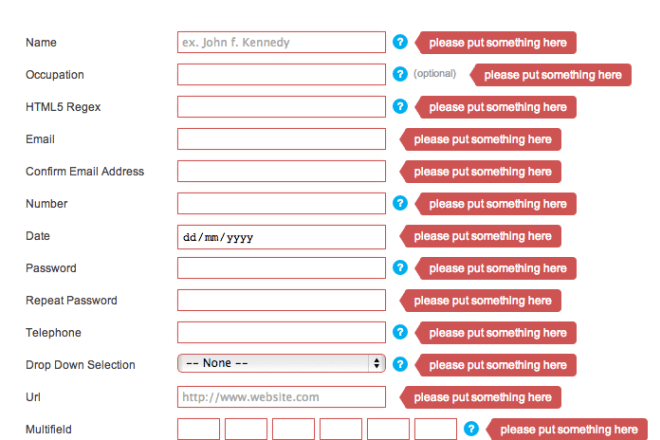 I will do form validation using php and javascript