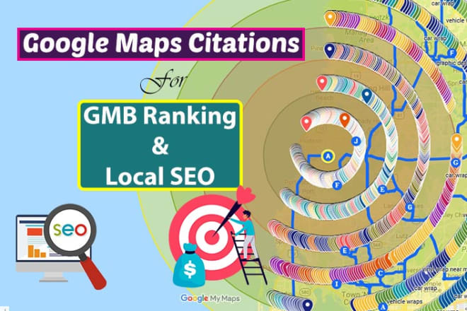 I will do google maps pin citations for gmb ranking and local SEO