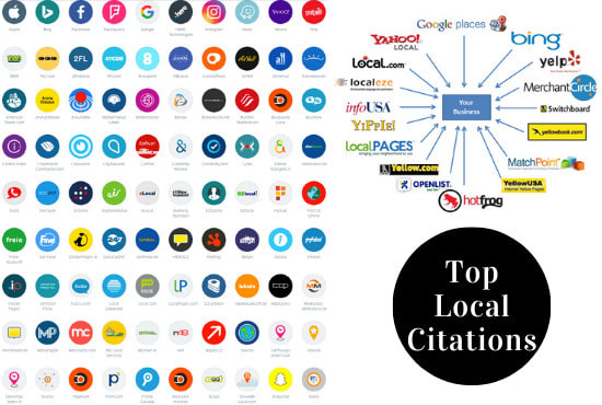 I will do google, yelp, bing map citations