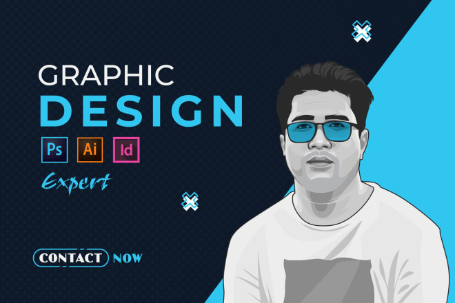 I will do graphic design, photoshop, indesign, illustrator editing
