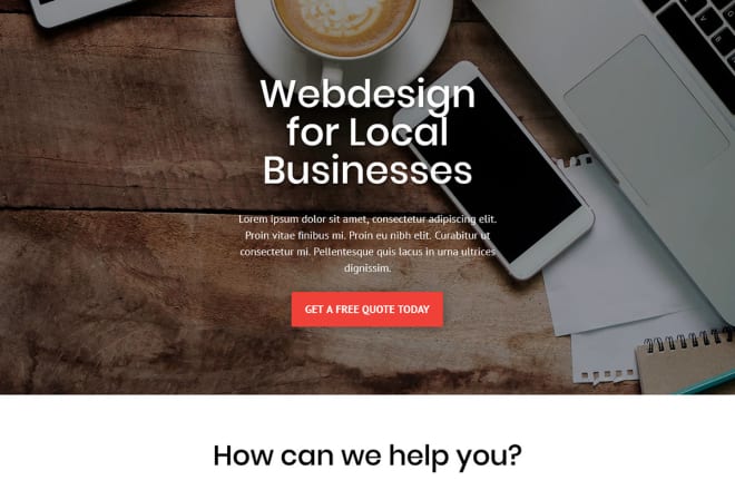 I will do great web design and build a professional website for you