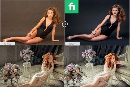 I will do high end portrait, headshot, body, beauty, makeup skin, glamour retouching