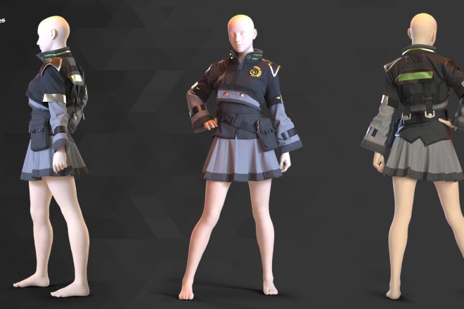 I will do highly detailed marvelous designer or clo3d visual clothing