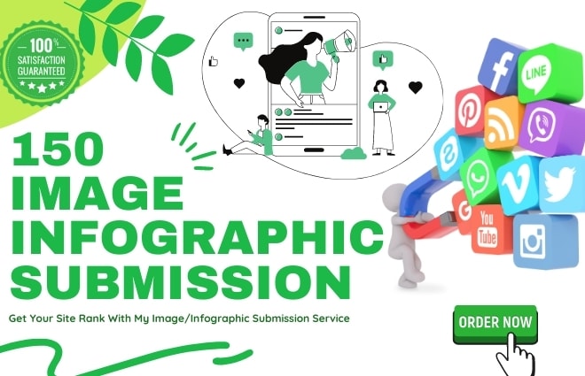I will do infographic or image submission to 150 high pr photo sharing sites