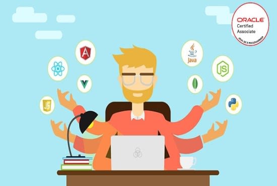 I will do java, backend, spring boot, mvc, hibernate, jpa, frontend, j2ee projects