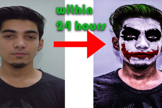 I will do joker face editing