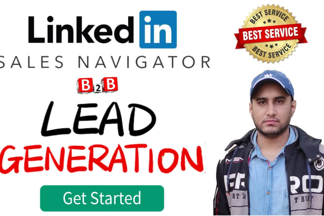 I will do linkedin sales navigator b2b lead generation email list building