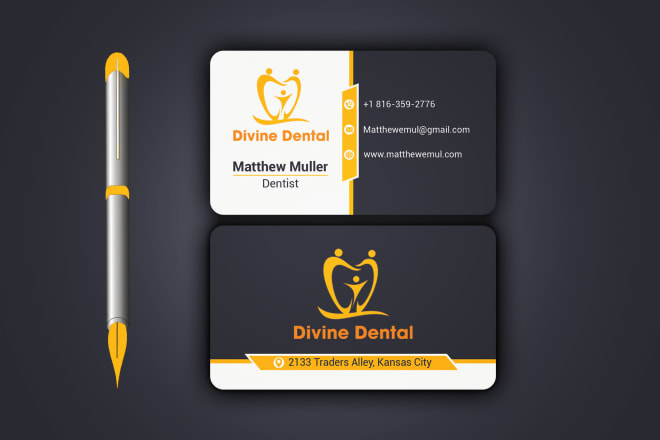 I will do luxry, thank you card and any type business card design