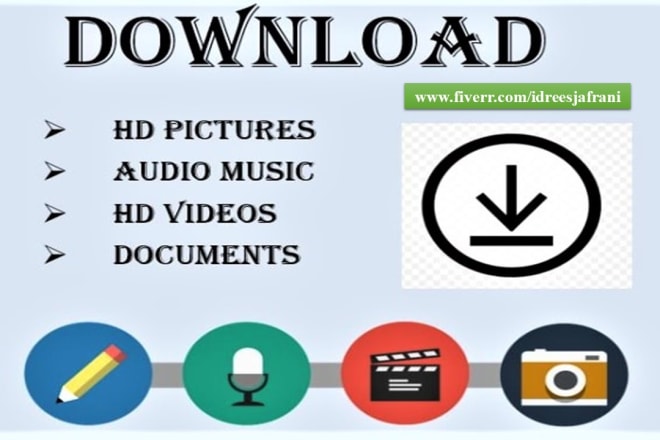I will do mass downloading pictures, videos, docs, audio