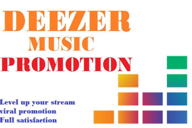 I will do massive deezer music promotion increase your result