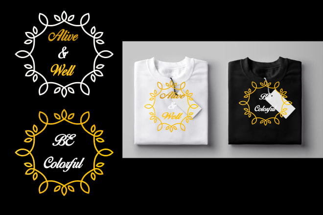 I will do modern typography custom trendy vintage merchandise t shirt in 24 hours