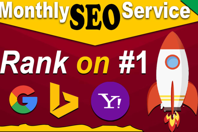 I will do monthly SEO service package offsite link building