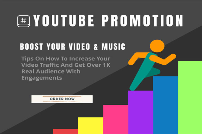 I will do organic youtube video promotion