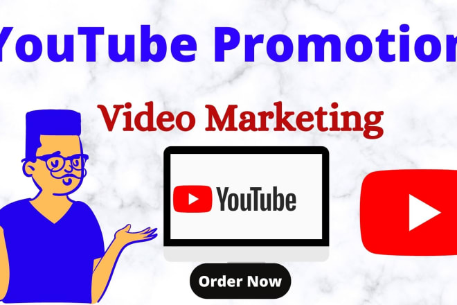 I will do organic youtube video promotion with mix of backlinks