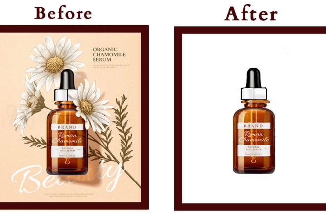 I will do photoshop editing delete or extract background