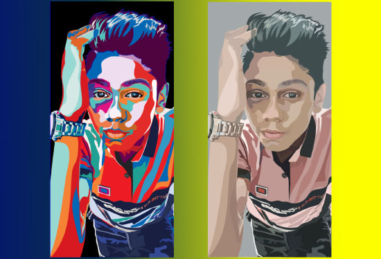 I will do pop art your image