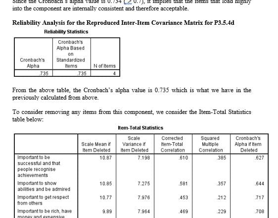 I will do principal component analysis with spss