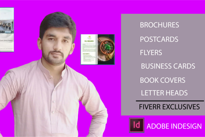 I will do professional adobe indesign projects for you