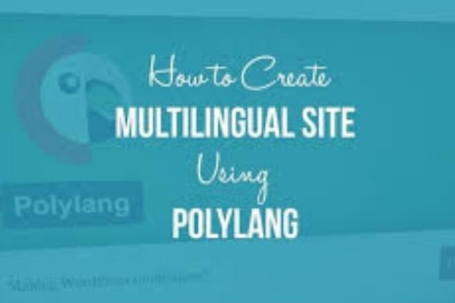 I will do professional multilingual wordpress website