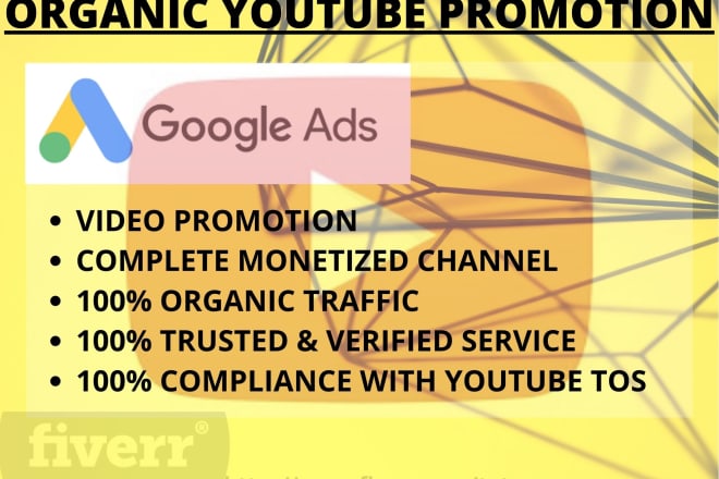 I will do promotion for youtube channel monetization