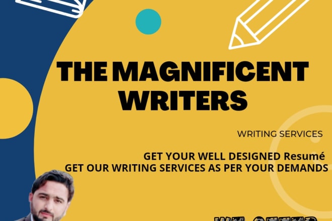 I will do resume writing for you
