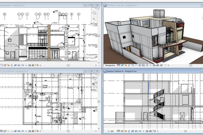 I will do revit architecture,2d autocad drawing,old plan,hvac,architect,3d max,sketchup