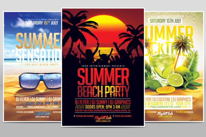 I will do summer party saturday party bikini party beach party