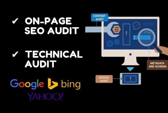 I will do technical and on page SEO audit of website