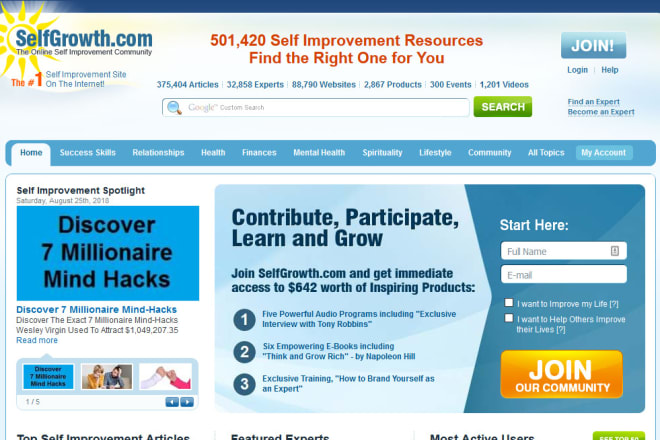 I will do the guest post on self growth
