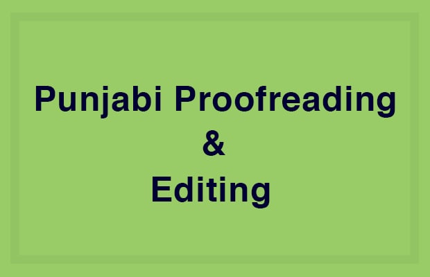I will do the punjabi proofreading