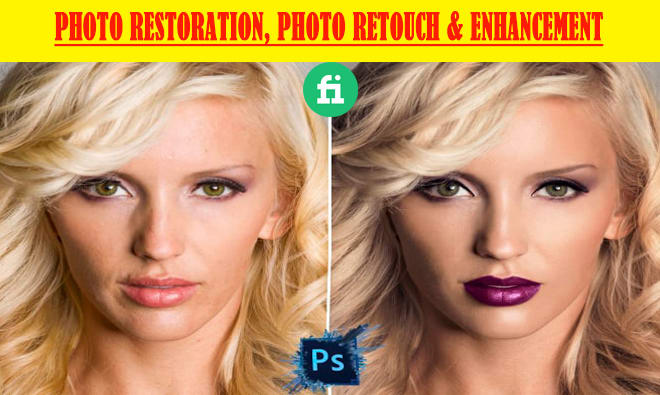 I will do unique photo restoration with retouching and enhancement