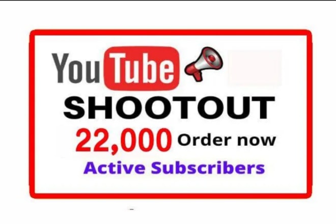I will do viral promotion for youtube channel to get more subscriber and views