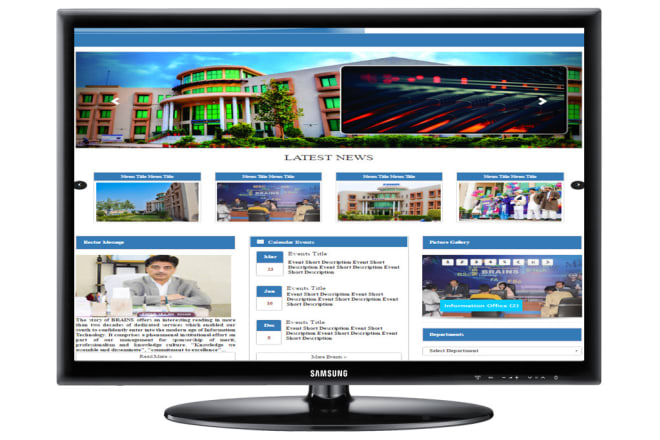 I will do web designing and development