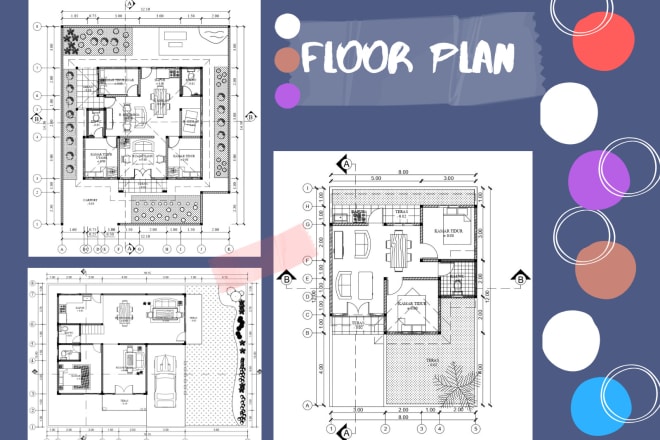 I will draw a floor plan