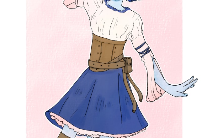I will draw artwork of characters, animals and more in my style