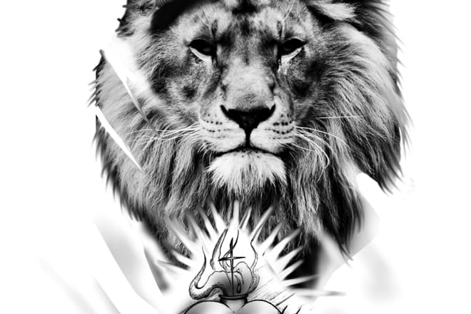 I will draw custom design from small to big