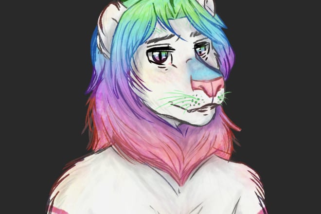 I will draw your fursona portrait