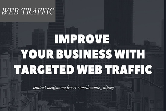I will drive massive traffic to your website with targeted ranking