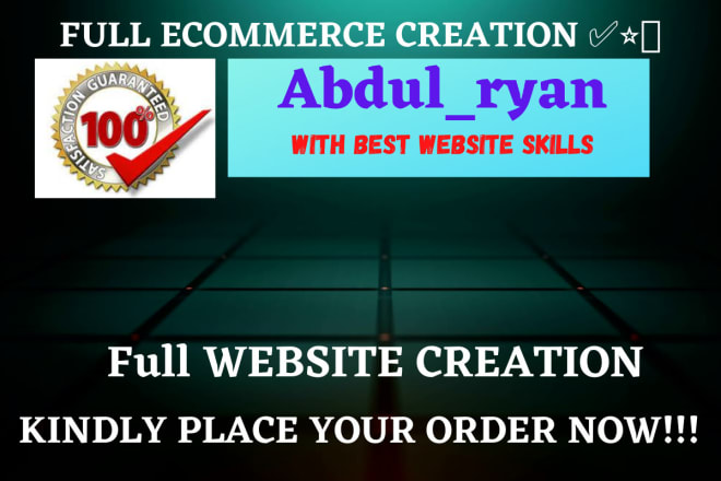 I will enlarge shopify website design and ecommerce website development